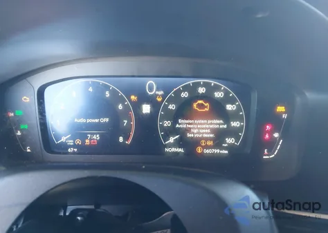 2023 Honda Civic Touring z USA, uszkodzony, nr VIN 2HGFE1F9XPH319856